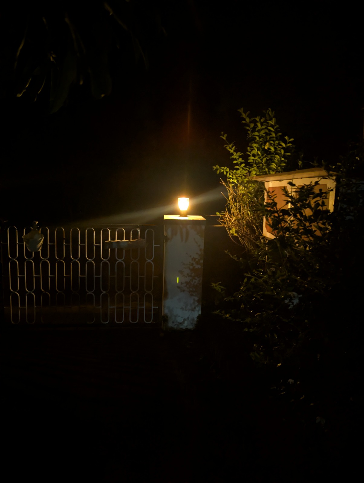 Tapetum Gate Light Volcano Series — real installation photo